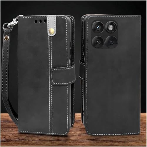 Excelsior Flip Case for Motorola Moto Edge 60 Fusion | Premium PU Leather | Full Protection (Black) - Image 1