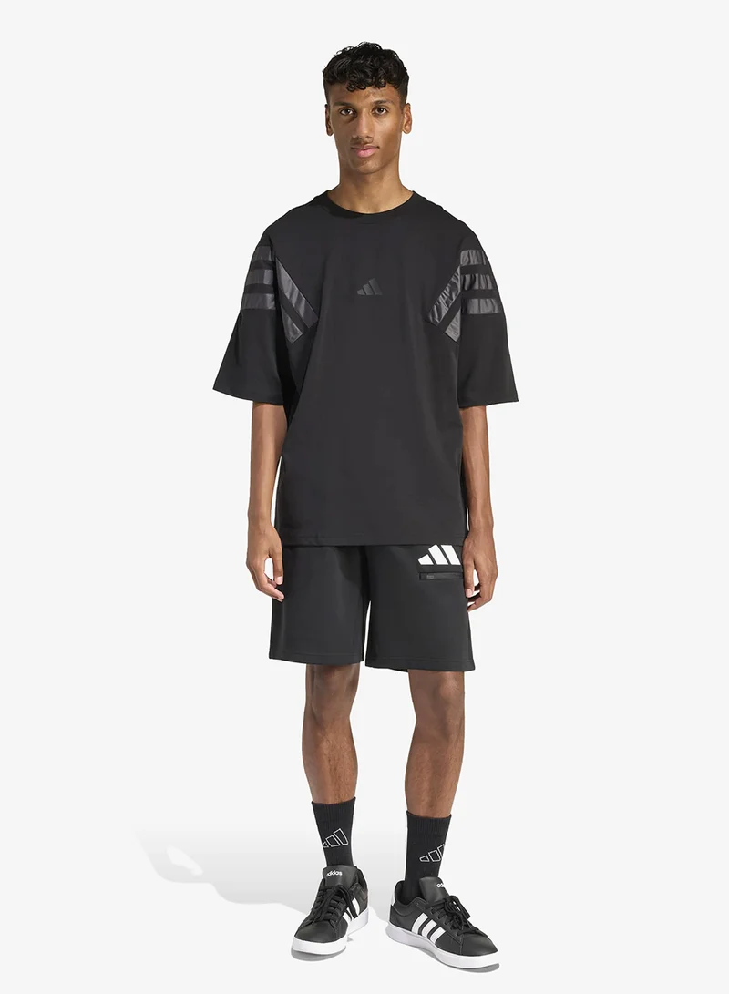 Adidas  Future Icons Three Bar Shorts for Men | Best Price UAE