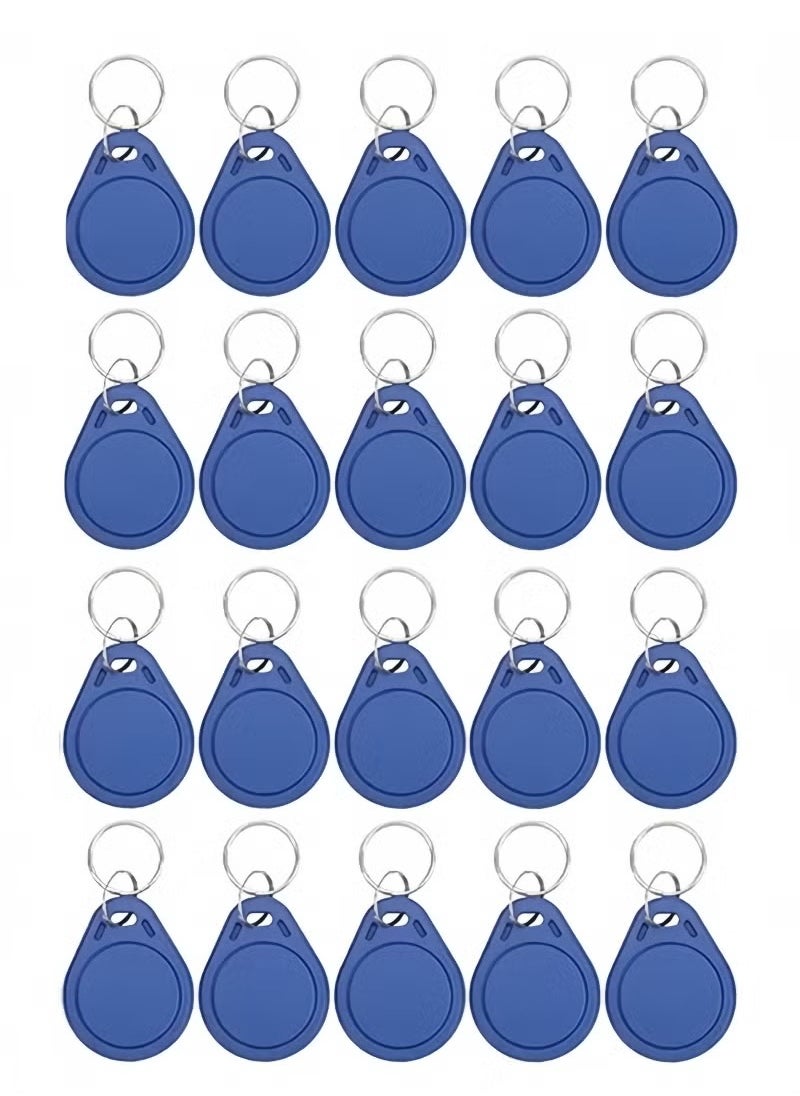 PAPERSAY 20pcs Writable Rewrite 125KHz RFID Tag Keyfob Keychain Cards  - Image 1