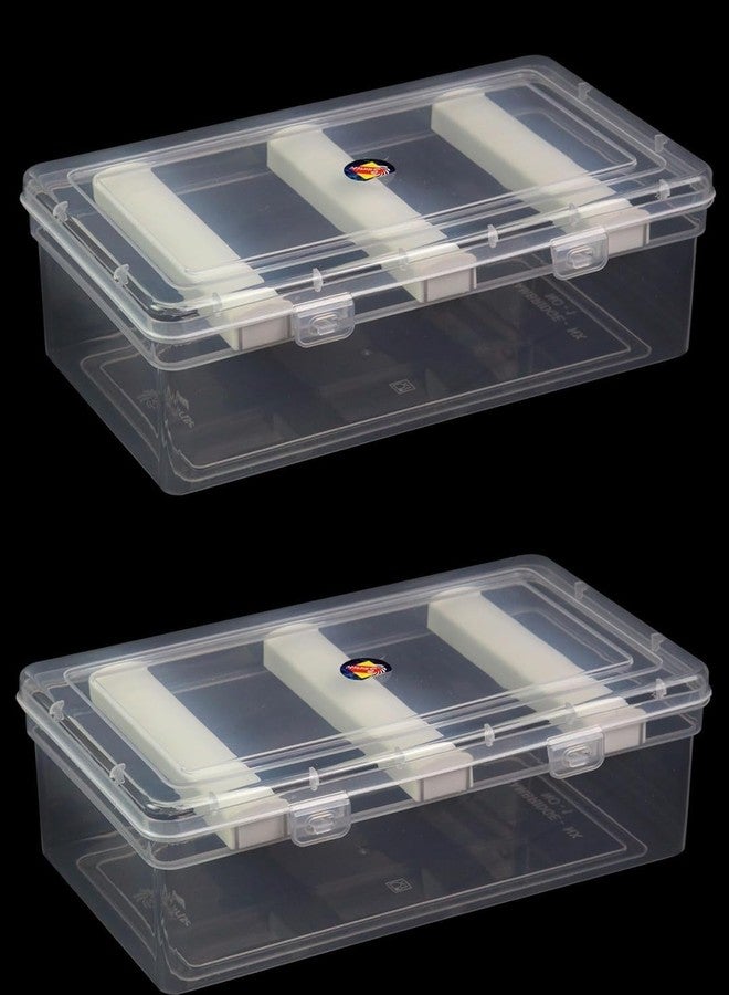 MFN Women and Girls,Organizer Accessories Small Storage Box For Jewellery (Transparent) Combo - Image 1