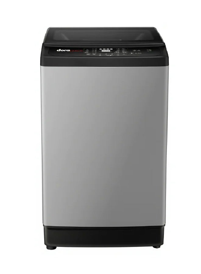 دورا اليجينت غسالة ملابس علوية - 7 كيلو - 10 برامج - (ELEGANT) - فضي - DETLK07A-SA - Image 1
