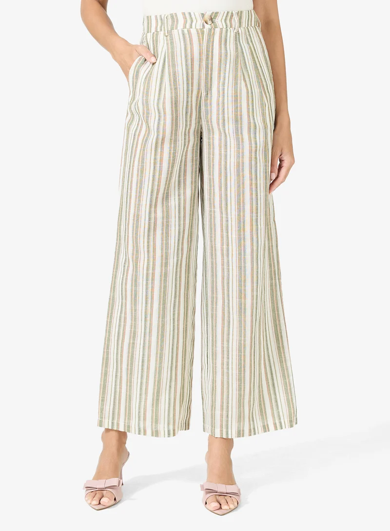 ELLA  Pinstripe Vest & Pant Set for Women | Best Price UAE