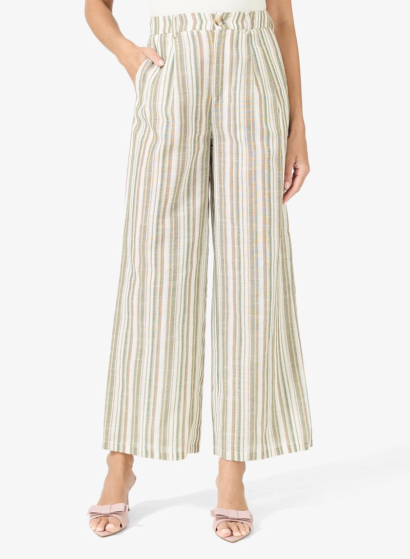 ايلا طقم سترة وبنطلون مخطط - Image 4