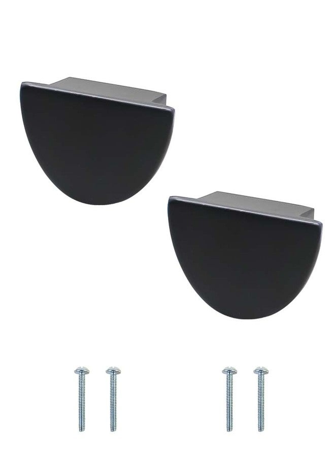 VOLO Cabinet Drawer Knob/knobs for Drawers/Drawer knobs/Handle/knobs for cabinets/Pull Handle (S-183) (Black, 4) - Image 1