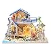 RHZN Miniature House Kit Dollhouse Kit Miniature Kit DIY Mini House Building Kit for Adult Beach House - Image 2