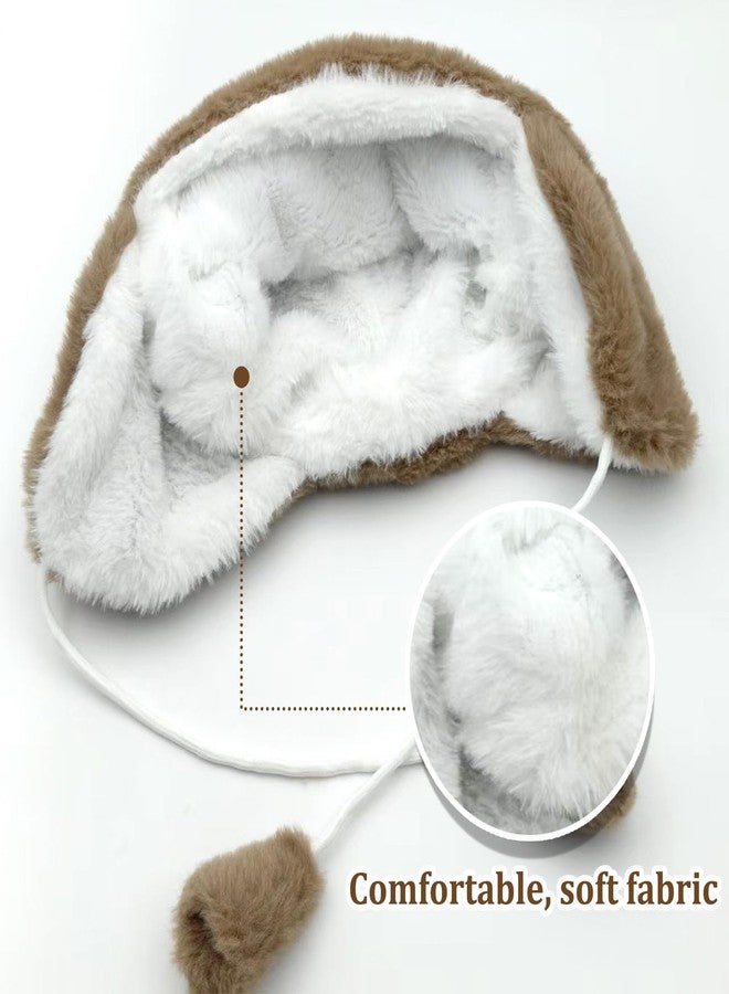 Tarini Trapper Hat Women, Kids Hat With Ear Flaps, Girls Trappers Hats, Winter Hats for Women, Cold Weather Outdoor Hats for Women Girls - Image 3