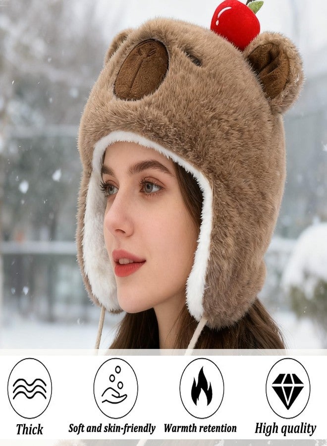 Tarini Trapper Hat Women, Kids Hat With Ear Flaps, Girls Trappers Hats, Winter Hats for Women, Cold Weather Outdoor Hats for Women Girls - Image 4