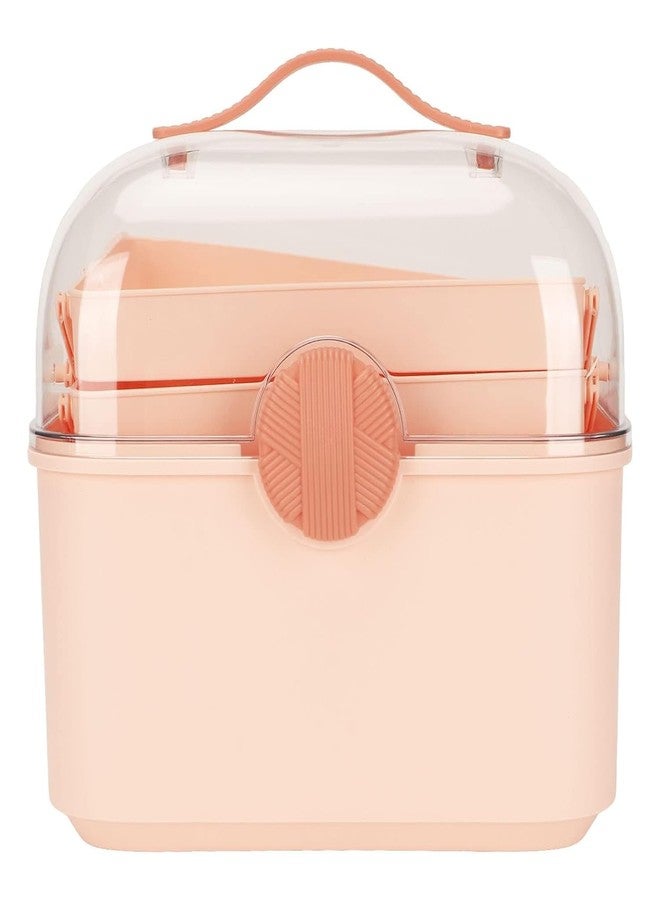 Stavae Makeup Organizer Cosmetic Storage Box Holder with Dust Free Cover Portable Handle Waterproof Lid, Dust Proof Drawers,Great for Bathroom Countertop Bedroom Dresser - Image 1