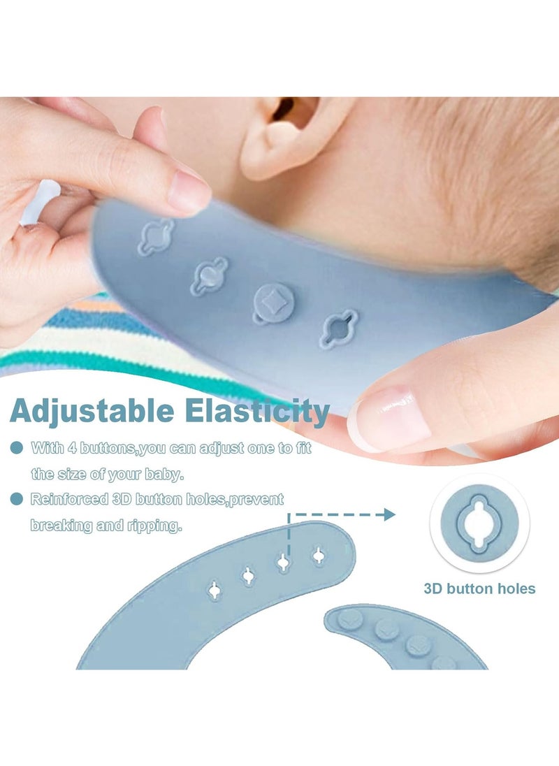 bbet Baby Silicone Feeding Set, Suction Silicone Baby Bowl-Self Eating Utensils Set with Spoons, Bibs, Toddlers Spoon Set, Plate Kit  - Image 5