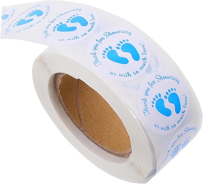 Self Adhesive Shower Stickers 1000 Pieces Waterproof Decals for Bags Decorations and Envelopes Sealing - Image 1