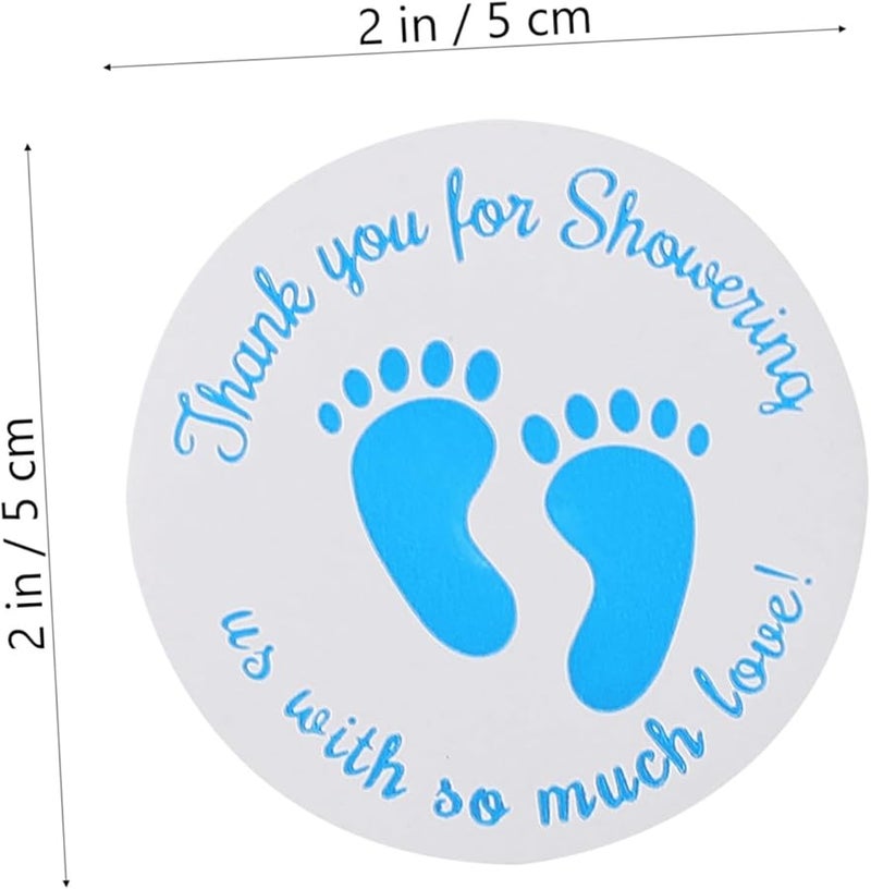 Self Adhesive Shower Stickers 1000 Pieces Waterproof Decals for Bags Decorations and Envelopes Sealing - Image 2