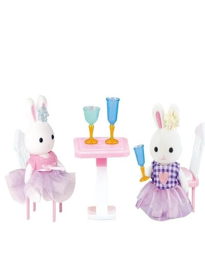 DD WORLD Candy Rabbit & Frog Playground Dollhouse - Adorable Animal Dolls Pretend Play Set for Early Learning & Imaginative Fun, Kids Toy for Ages 3 and Up - Image 5