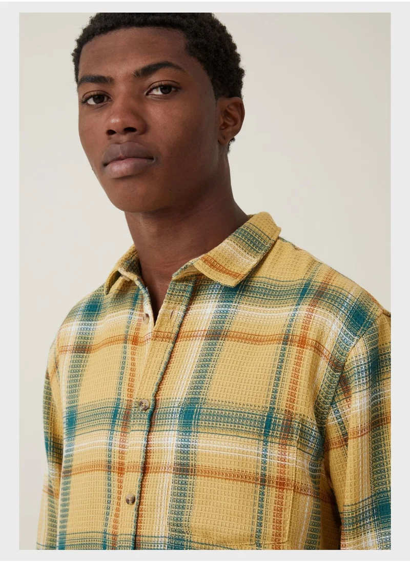 Cotton On Checked Regular Fit Shirt