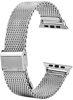 Generic For Smart Watch 38mm - Milanese Stainless Steel Mesh Metal Band Loop for Smart iwatch 38mm Black - 2724318263855 