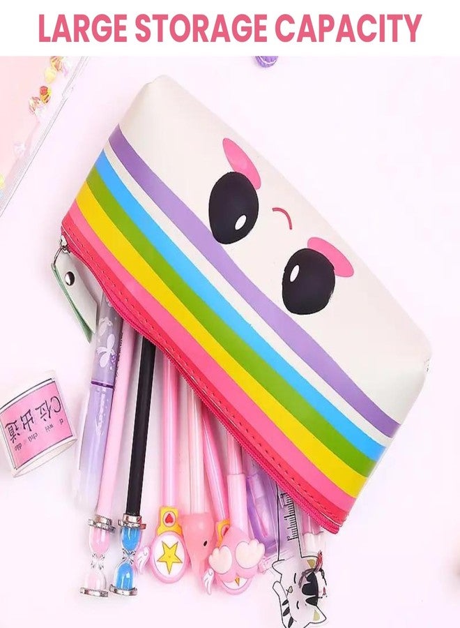 Krisus Party Return Gifts for Birthday - 3D Pencil Case & Pen Holder for Kids - Soft & Waterproof Pencil Pouch with Multiple Designs, Cute Stationary Bulk Return Gift for Girls & Boys 3-12 (Pack of 2) - Image 4