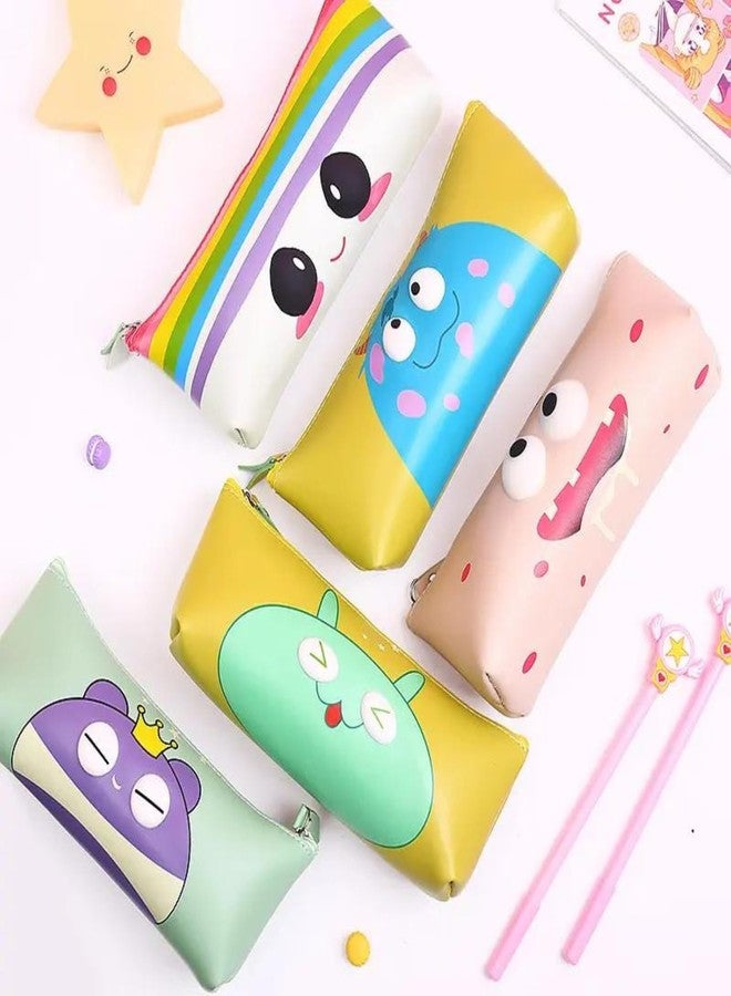 Krisus Party Return Gifts for Birthday - 3D Pencil Case & Pen Holder for Kids - Soft & Waterproof Pencil Pouch with Multiple Designs, Cute Stationary Bulk Return Gift for Girls & Boys 3-12 (Pack of 2) - Image 2