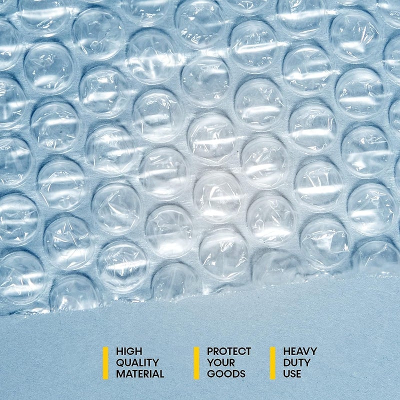 SecureShip Heavy-Duty 40 Gsm Thickness 1 Meter Wide Bubble Wrap Roll Perfect for Shipping, Moving, and Storage Needs, Cushioning Material - Guard Your Items Against Impact and Damage (25 Meter) - Image 2