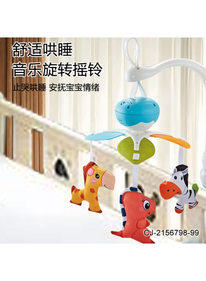 CJ En71 Certified Electric Bedside Bell Multifunctional Music Rotating Baby Soothing Cognitive Enlightenment Early Education Educational Toys - Image 2