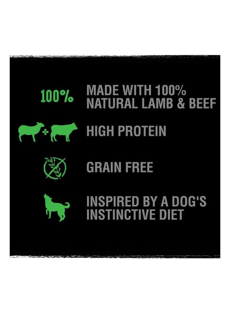 كريف طعام جاف طبيعي كامل للكلاب لحم ولحم بقري1 كجم - Image 4