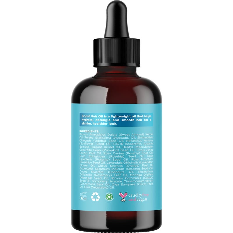 Maple Holistics Volumizing Rosemary Hair Oil Serum - Moisturizing Scalp and Hair Oil for Men & Women Infused with Amla Black Castor Pumpkin Argan & Jojoba - Lightweight Hydrating Vegan & Color Safe (Herbal Scent) - Image 5