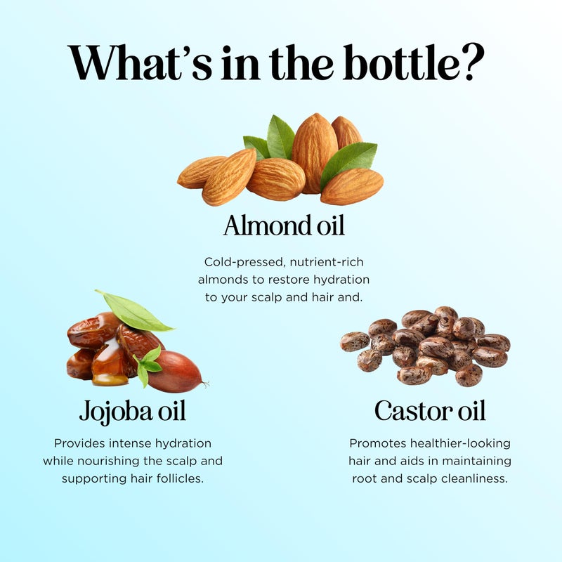 Maple Holistics Volumizing Rosemary Hair Oil Serum - Moisturizing Scalp and Hair Oil for Men & Women Infused with Amla Black Castor Pumpkin Argan & Jojoba - Lightweight Hydrating Vegan & Color Safe (Herbal Scent) - Image 4