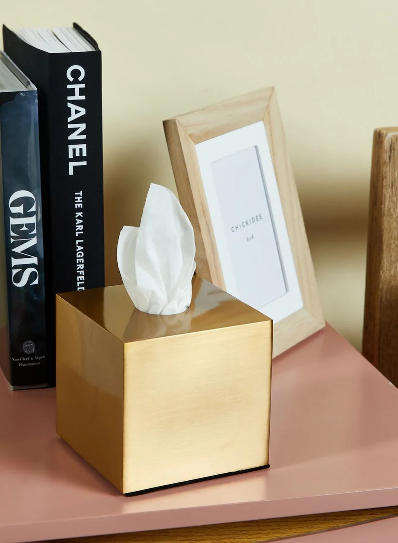 Nimah Gold Tissue Box