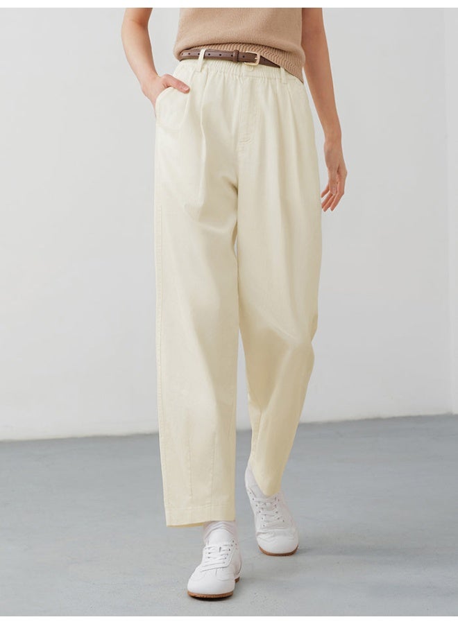 سيمير بنطلون فضفاض بلون موحد للنساء - Image 1