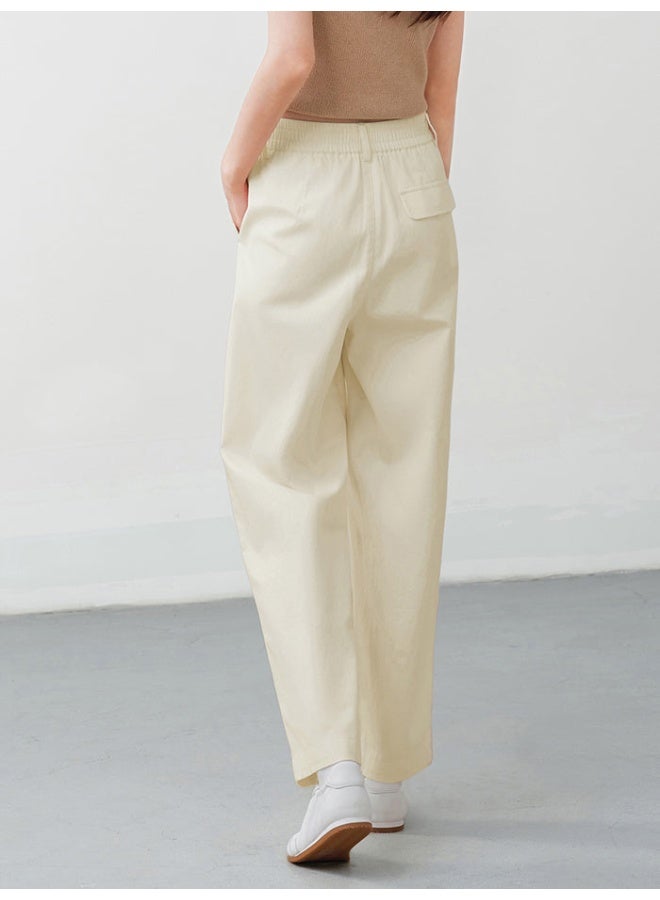 سيمير بنطلون فضفاض بلون موحد للنساء - Image 3