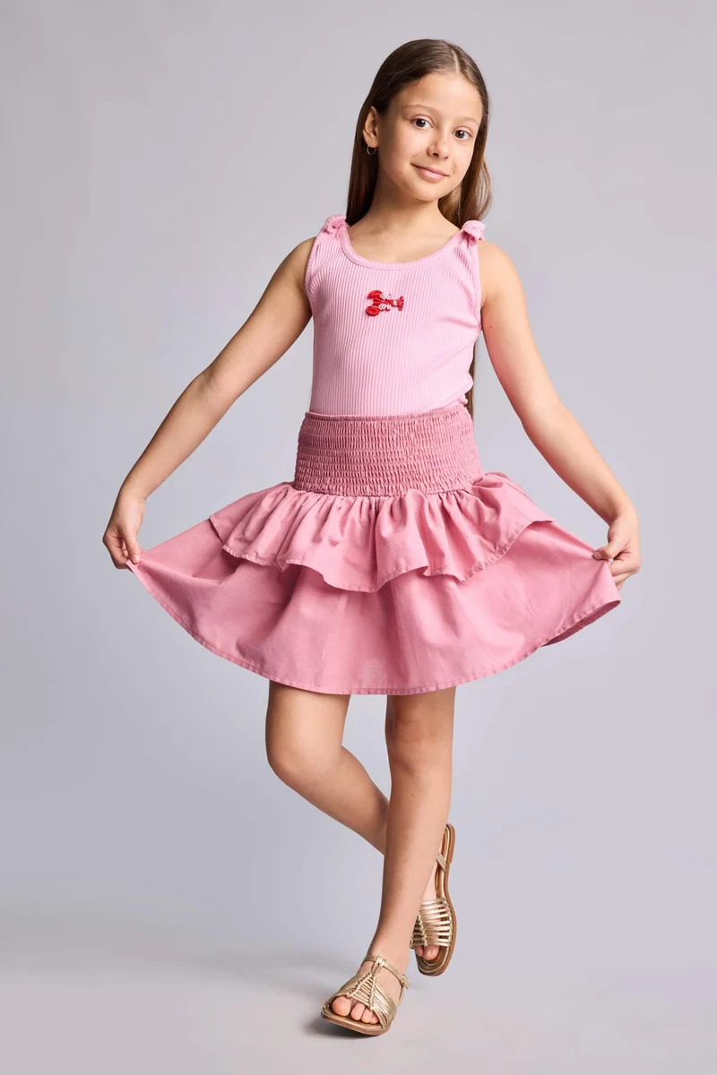 ديفاكتو Girl Regular Fit Skirt