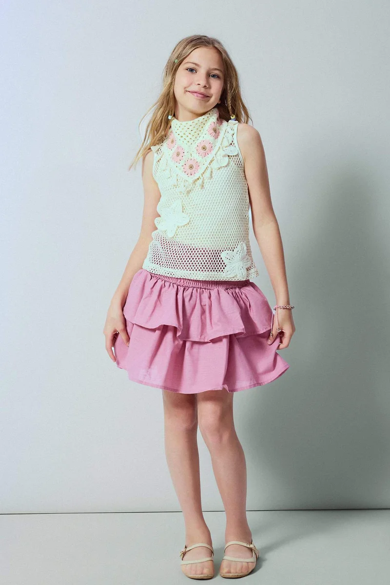 ديفاكتو Girl Regular Fit Skirt