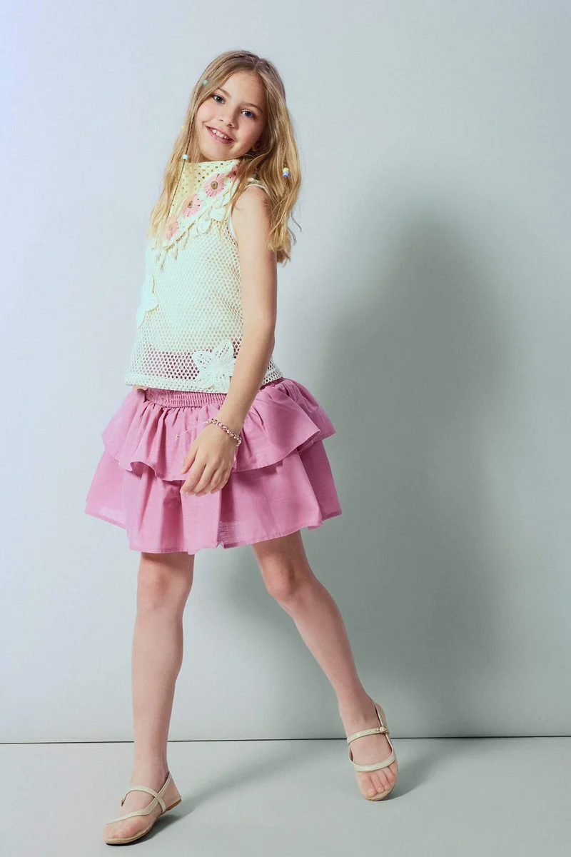 ديفاكتو Girl Regular Fit Skirt