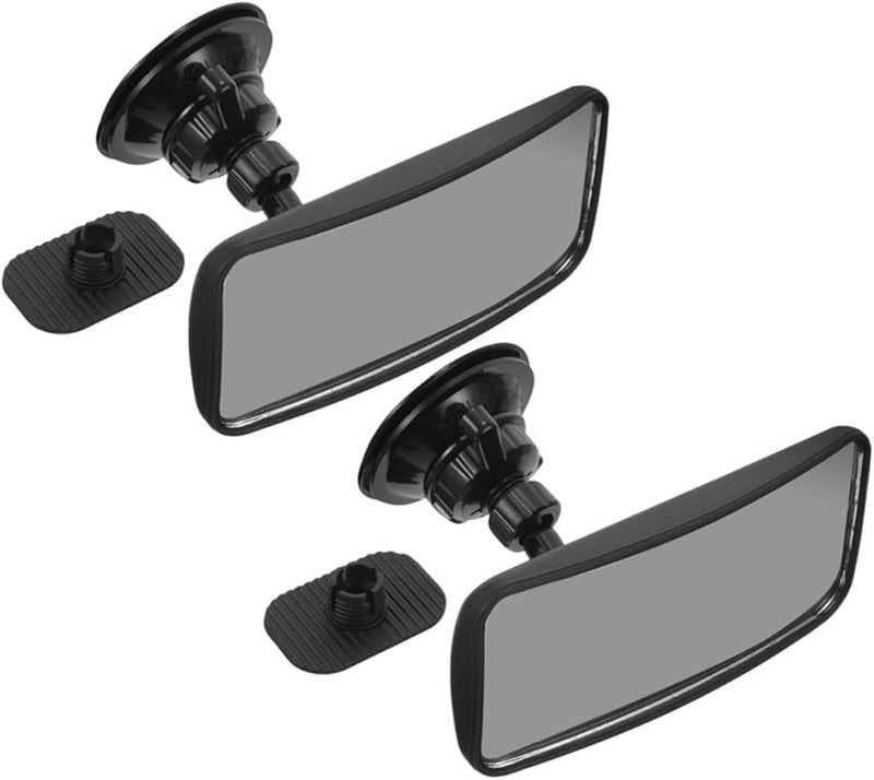 Rotating Suction Cup Car Rear View Mirror Large Surface for Child Safety 2 Pack - Image 1