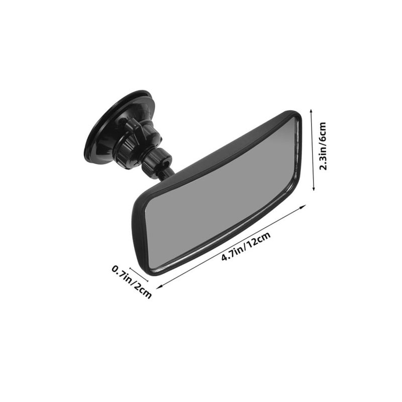 Rotating Suction Cup Car Rear View Mirror Large Surface for Child Safety 2 Pack - Image 3