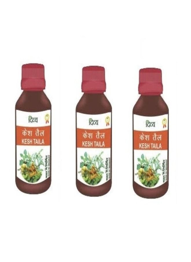 PATANJALI - PATANJALI - DIVYA KESH TAILAM  - 100ml (COMBO PACK 3) - Image 1