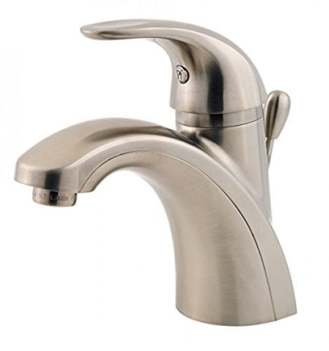 Pfister Parisa Bathroom Sink Faucet, Single Control, 1-Handle, Single Hole, Brushed Nickel Finish, LF042PRKK - Image 4