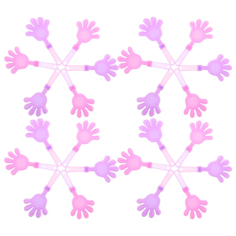 60pcs Mini Hand Clappers: 3.73-Inch Cheering Noise Maker - Noisemaker Toys Bulk - Colorful Clapper Party Favors For Kids Goodie Bag Fillers - Image 1