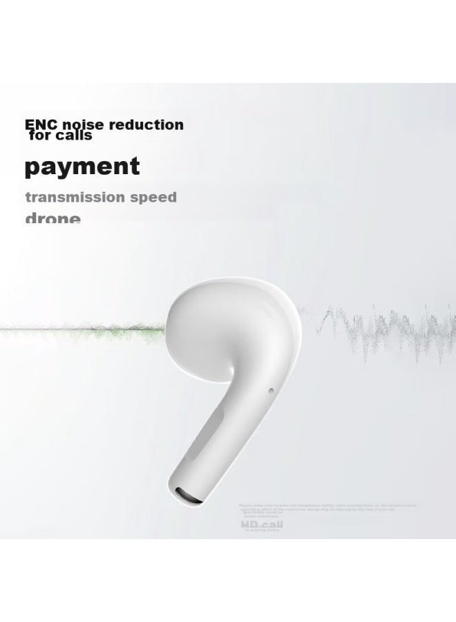 Oksj Bluetooth Earphones, True Wireless Semi-in Berlin Sound Enc Noise Cancellation, Ultra-long Battery Life, For Calls, Music, Sports, Gaming, Low Latency, Compatible With Xiaomi, Oppo, Vivo Phones - Image 2