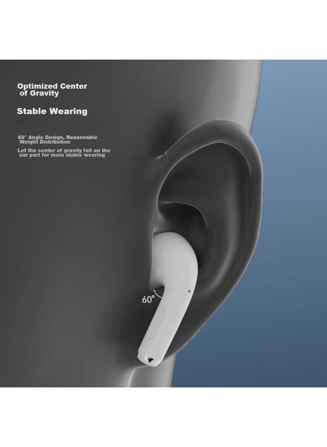 Oksj Bluetooth Earphones, True Wireless Semi-in Berlin Sound Enc Noise Cancellation, Ultra-long Battery Life, For Calls, Music, Sports, Gaming, Low Latency, Compatible With Xiaomi, Oppo, Vivo Phones - Image 3