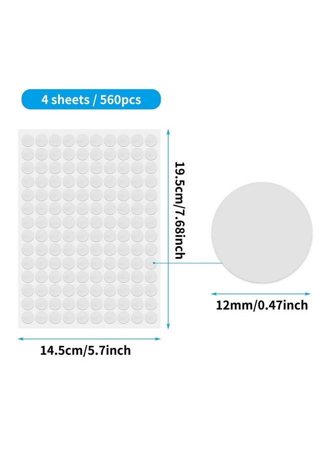 Grevosea 560 Pieces Screw Hole Stickers, 4 Sheets Self Adhesive Furniture Screw Cover Stickers White Cabinet Hole Covers Stickers Waterproof PVC Screw Covers for Wall Cabinets Desk Screws(12mm) - pzsku/ZC19B3BBC079FC36AF91FZ/45/_/1740982915/e6724cd6-5b20-41ed-b307-c32edb092137