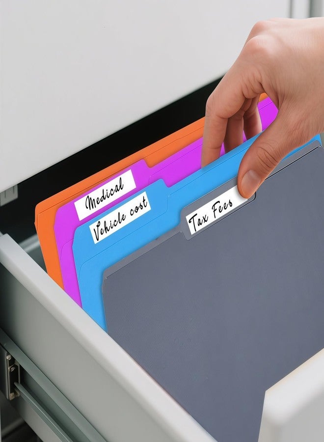 ARTFLY File Folders Letter Size 8.5" x 11" - 120 Pack Colored File Folders with 1/3 Cut Tabs, File Folders in 6 Colors for Office Supplies, School Folders, Home Organization & Filing Systems - Image 5