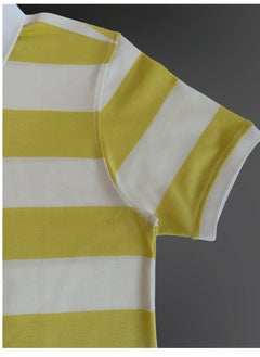 Horse Polo Striped Polo T-Shirt Yellow - Off white - pzsku/ZC19B5A0257F64B1CB6B9Z/45/_/1718133376/1c1518d3-3f3f-474c-ad8b-a7cf8bc032fa