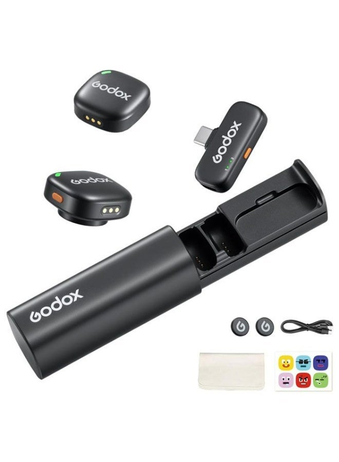 جودوكس نظام ميكروفون لاسلكي ثنائي من Godox بتردد 2.4 GHz - Image 1