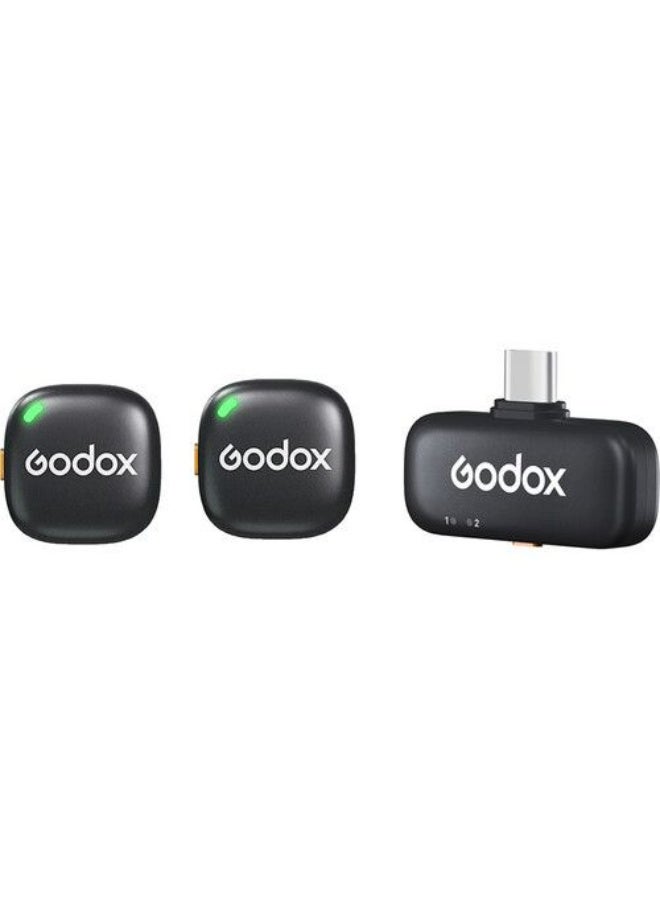 جودوكس نظام ميكروفون لاسلكي ثنائي من Godox بتردد 2.4 GHz - Image 2