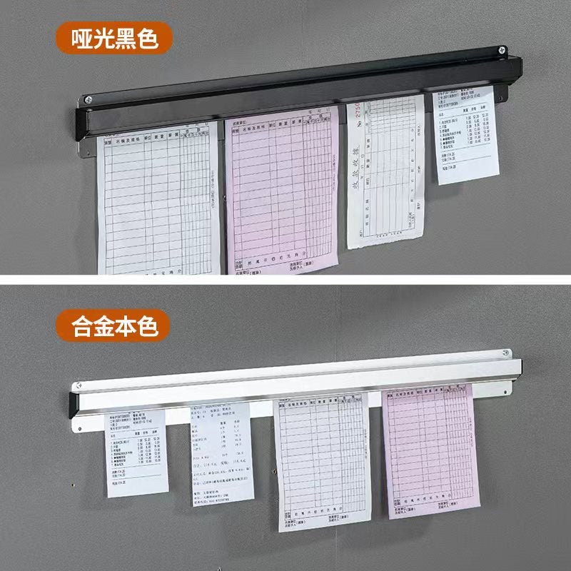 Restaurant Food Stalls Take-Out Clip Single Non-Perforated Kitchen Menu Clip Ticket Clip Express Clip Wall-Mounted Clip Single Insertion Device - Image 4