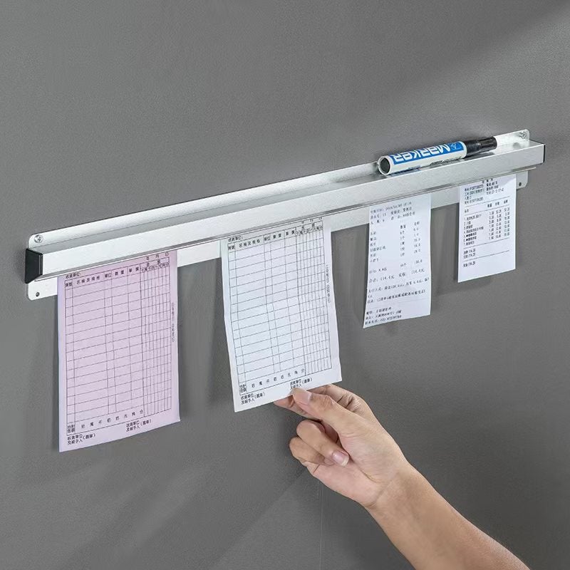 Restaurant Food Stalls Take-Out Clip Single Non-Perforated Kitchen Menu Clip Ticket Clip Express Clip Wall-Mounted Clip Single Insertion Device - Image 2