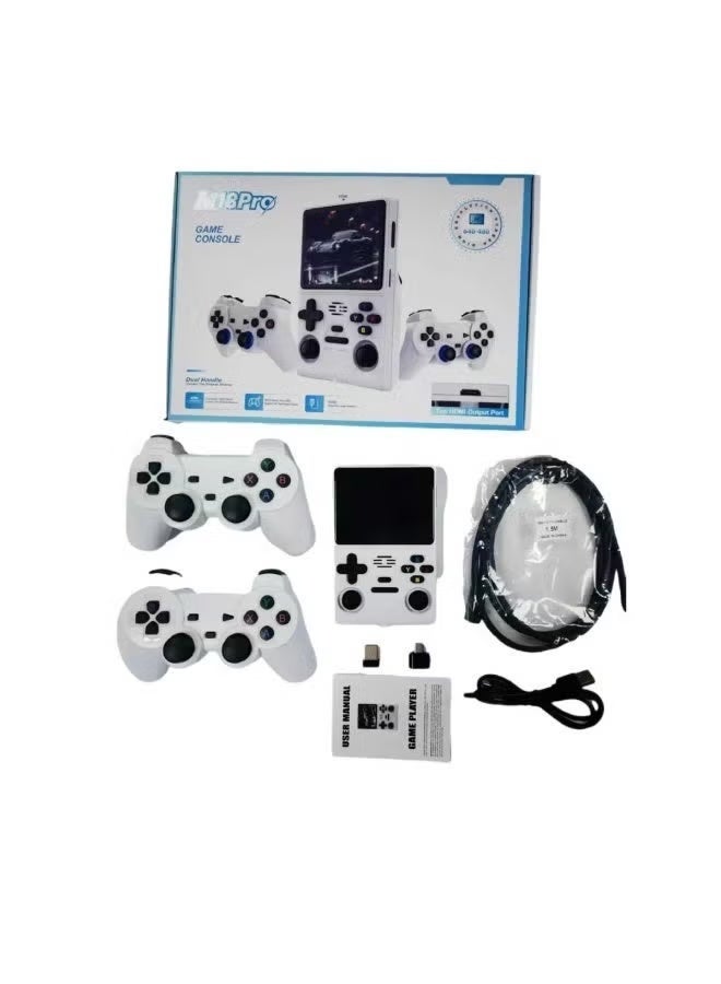 M18 Pro Handheld Video Game Console 3.5 Inch Display HDMI Compatible with 2 Wireless Controllers - Image 4
