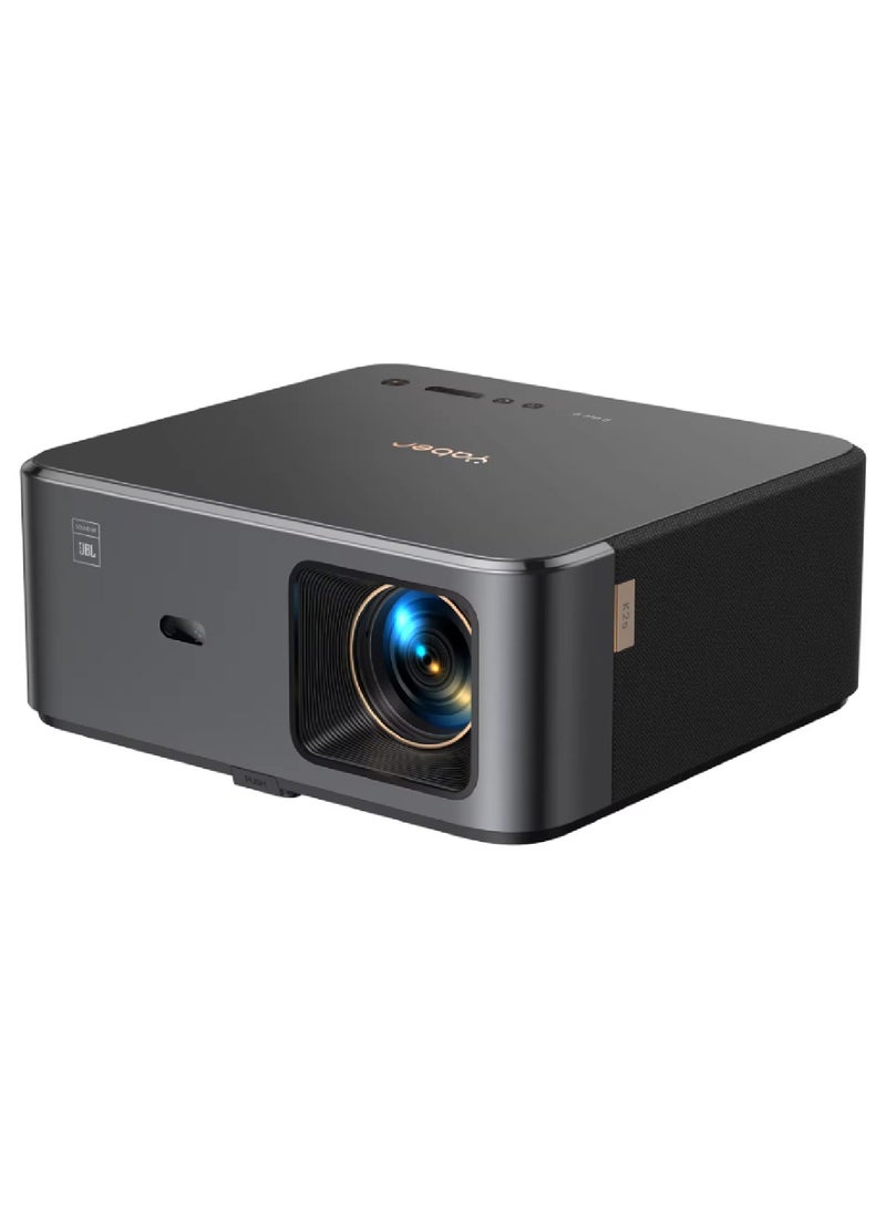 Yaber Projector 4K with Android TV, YABER K2s 800 ANSI WiFi 6 Bluetooth Projector, Sound by JBL, Dolby Audio, Auto Focus & Keystone, Native 1080P 4K Supported Outdoor Movie Projector with Netflix 7000+ Apps  - Image 1