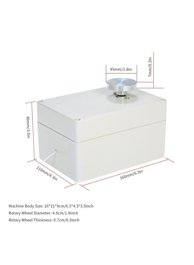 NIBEMINENT Mini USB Ceramic Pottery Wheel Machine White 4.5 x 0.7centimeter - Image 3