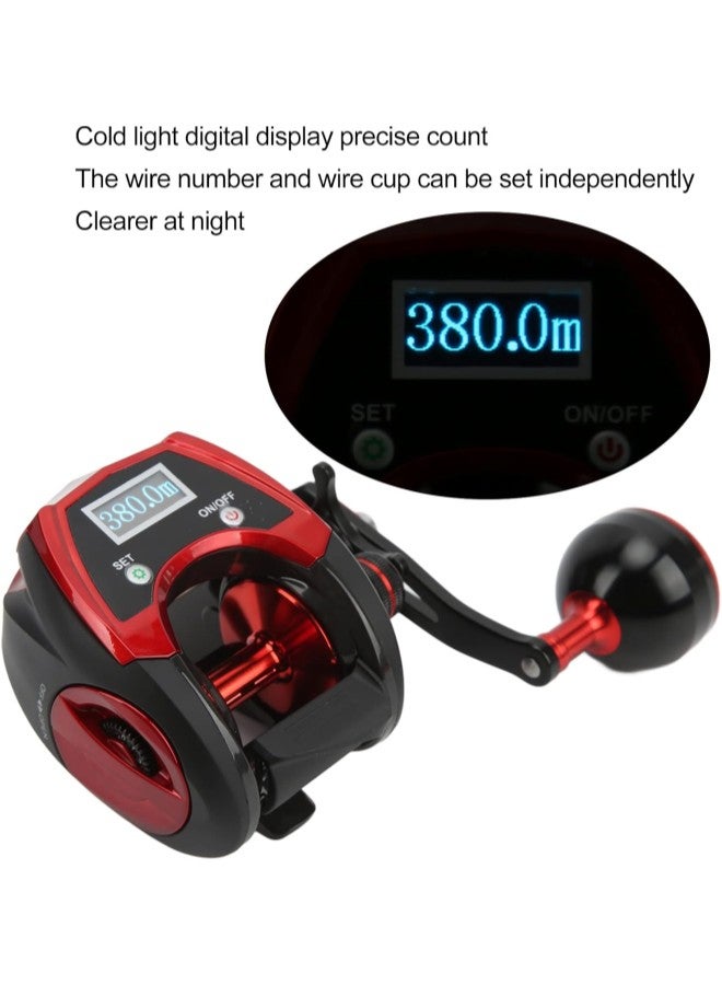 Electric Bill Fishing Reel, Spinning Reel Fishing Reel Metal lid Reel 6.4: 1 Glass Wire LCD Fishing Reel, Ultra Smooth ShanryasEWi6m1w ShanryasEWi6m1w - Image 4