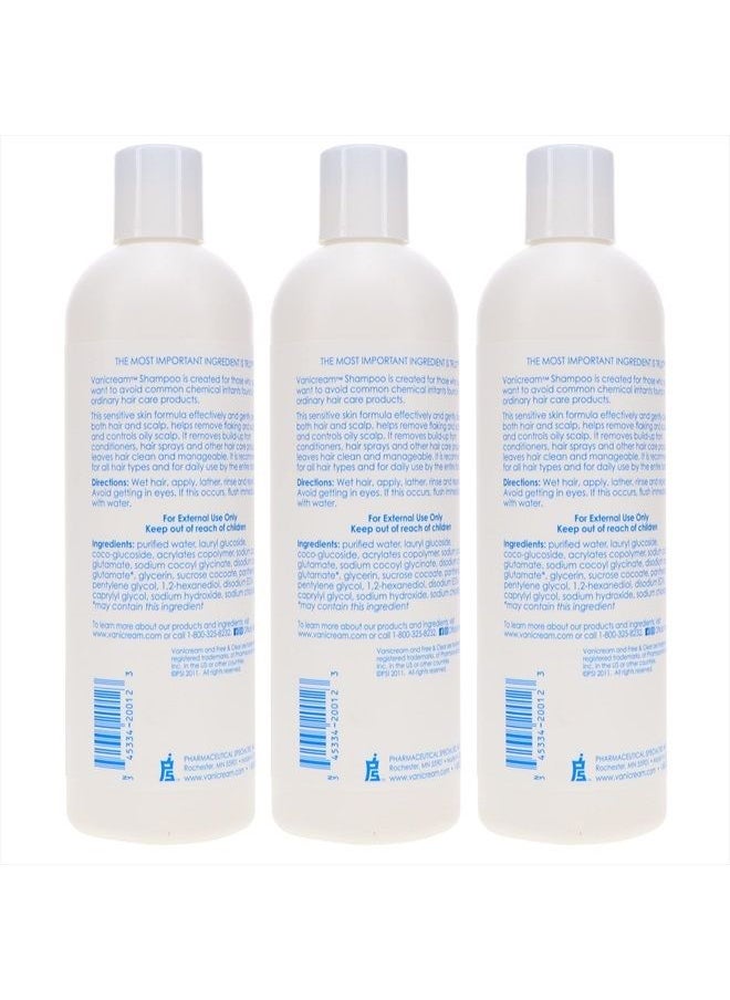 Vanicream Shampoo For Sensitive Skin 12 OZ (Pack of 3)  - Image 3